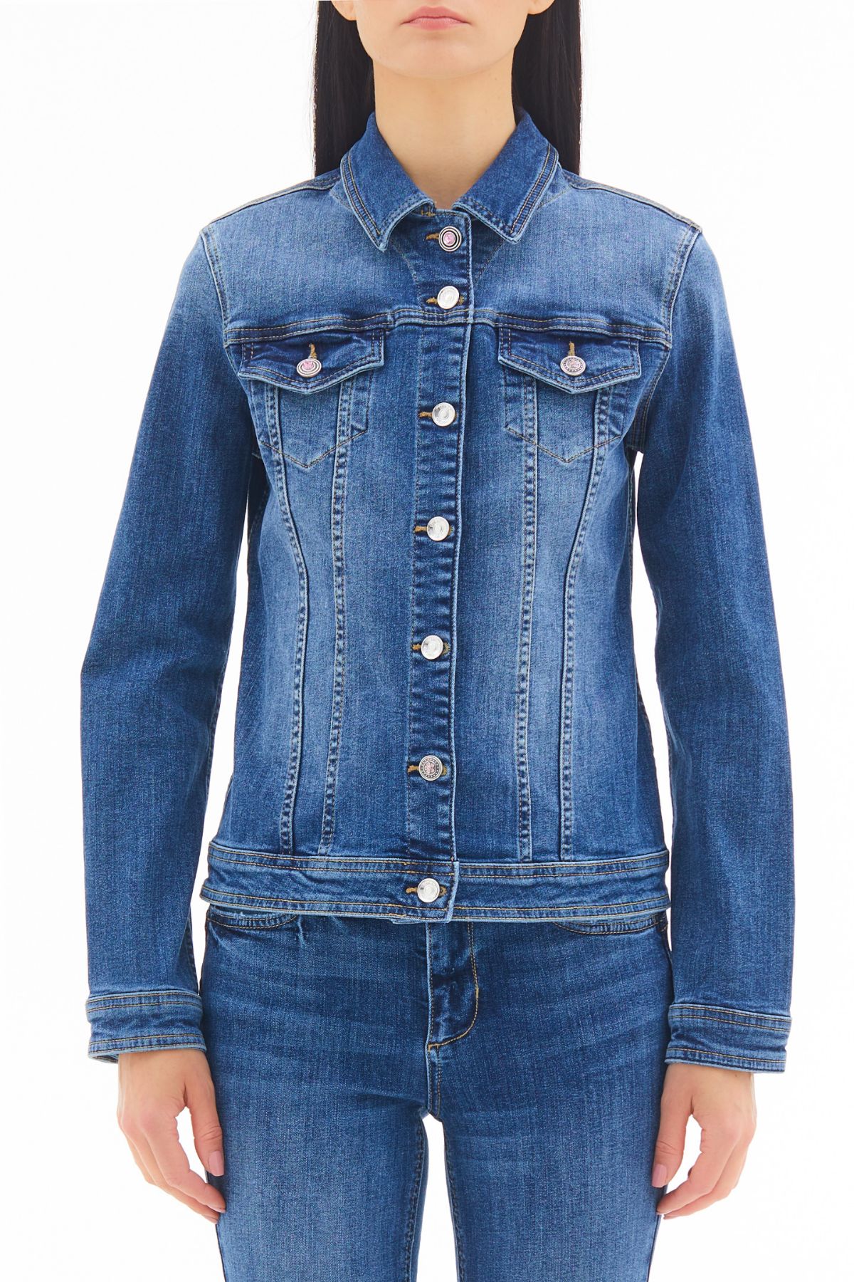 Giacca jeans con bottoni gioiello Liu-jo - Ambrosio la corte